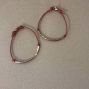 Magnetic bracelet burnt orange